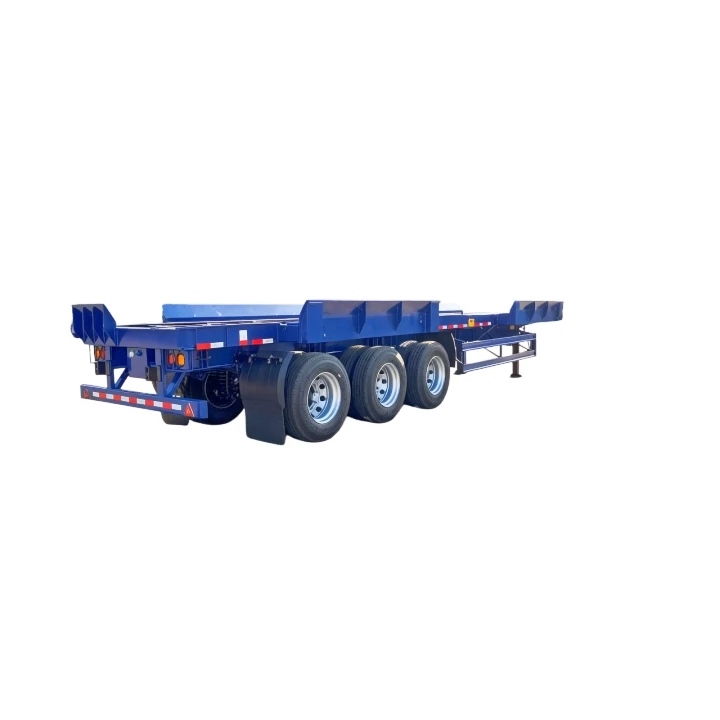 Trailer Terminal 45 kaki dengan Tiga Gandar