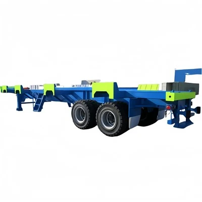 Trailer Terminal 45 kaki dengan Dua Gandar